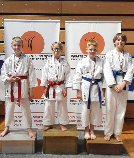 Erazem Mark Koren dečki U12 1. mesto